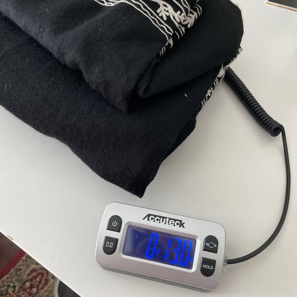 TravelSmith Wool Jacket Womens Black Embroidered Hidden Pockets Lagenlook Boho M - Picture 14 of 14